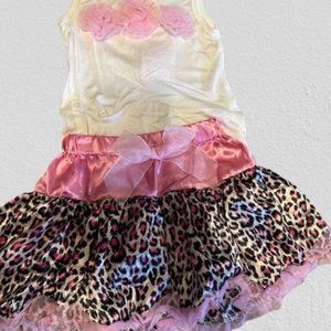 Pink Cheetah 2 pc Petti Outfit